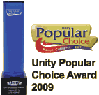 Unity Popular Choice Award 2009